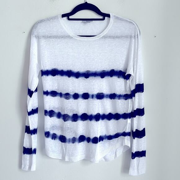 Rails linen blend tie dyed scoop neck knit sweater sz XS - Picture 1 of 6